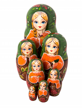 Матрешка авторская 7-и кукольная