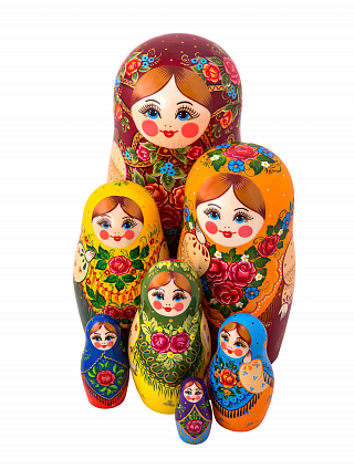 Матрешка авторская 7-и кукольная