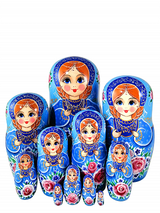 Матрешка авторская 11-и кукольная